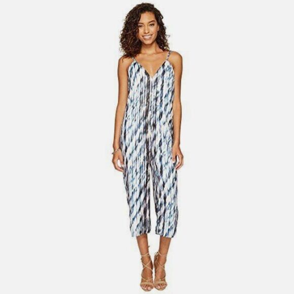 Dolce Vita Faith Rainbow Cropped Sleeveless Jumpsuit - Picture 1 of 8